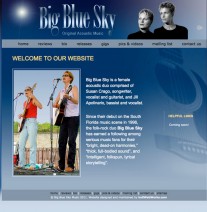 Big Blue Sky Website
