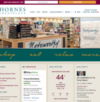 Thornes Marketplace Northampton MA website